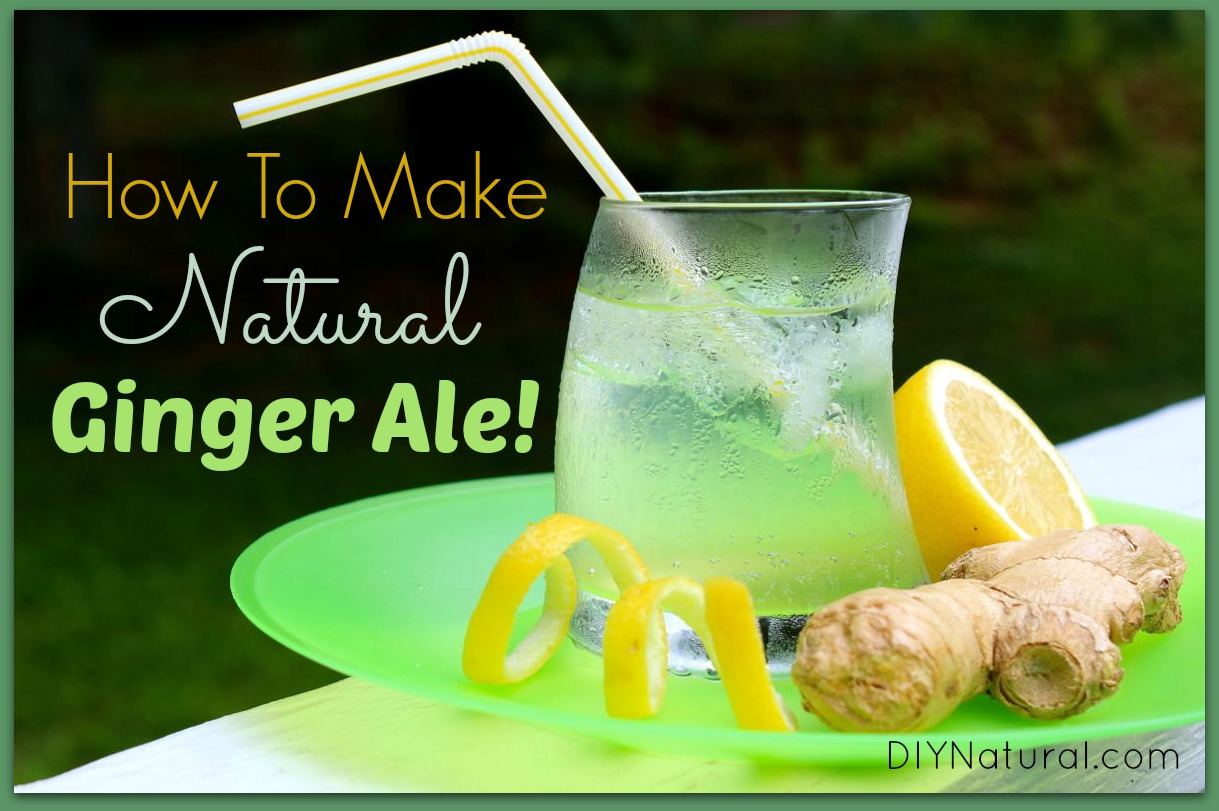 How To Make Ginger Ale - Sweetened Naturally