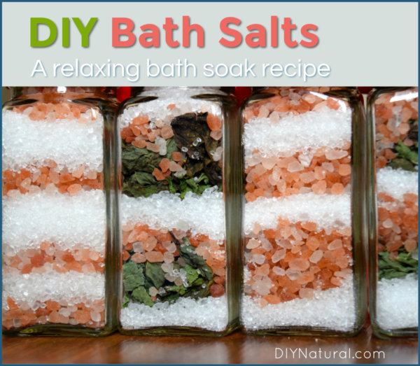 DIY Bath Salts Homemade Bath Soak