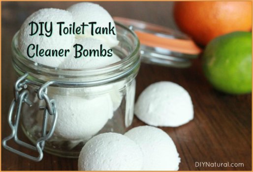 DIY Toilet Tank Cleaner Bombs