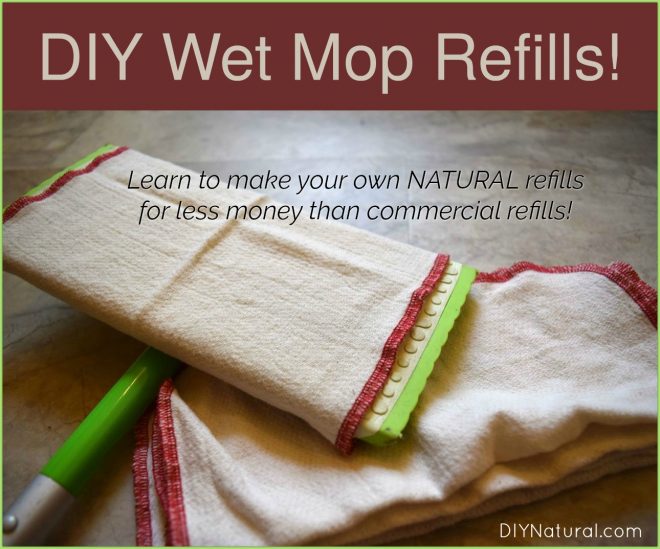 DIY wet mop refill