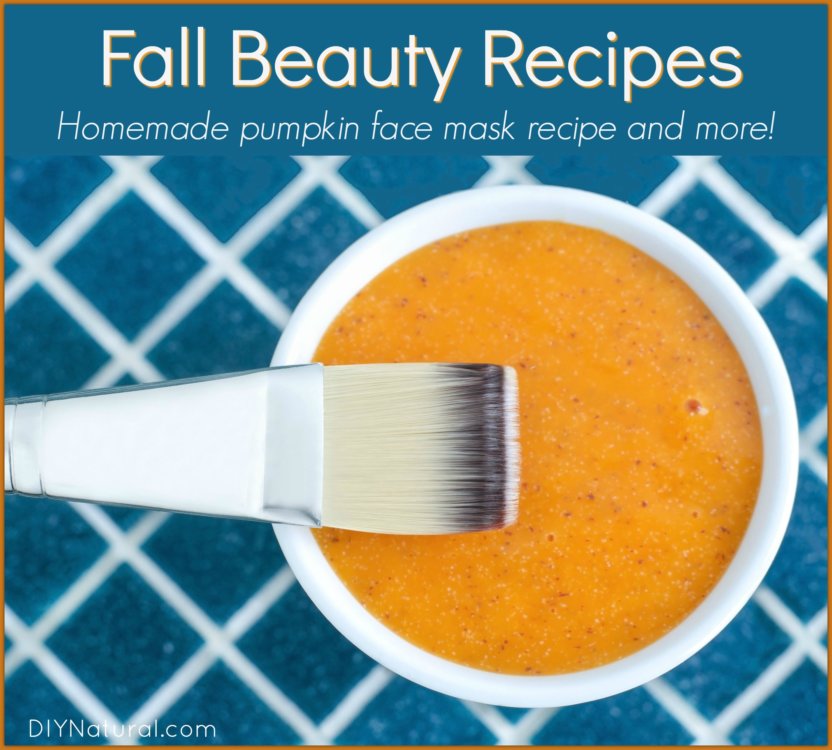 Fall Recipes Pumpkin Face Mask