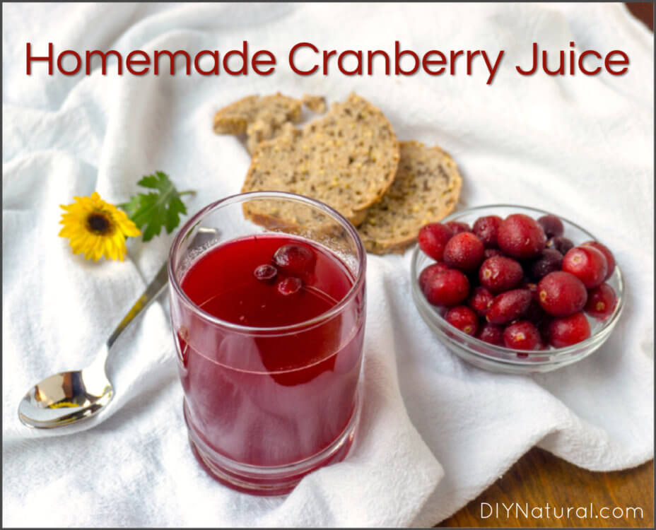 Homemade Cranberry Juice