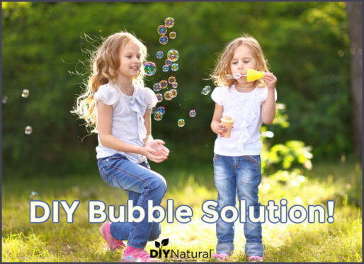 Homemade DIY Bubble Solution Recipe
