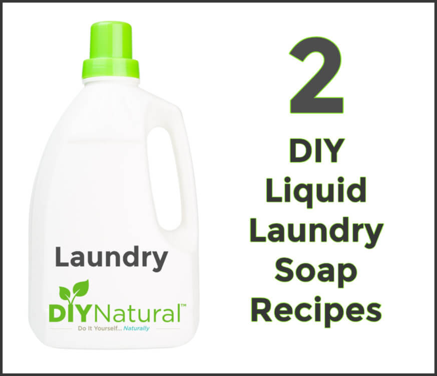 Homemade Liquid Laundry Detergent DIY