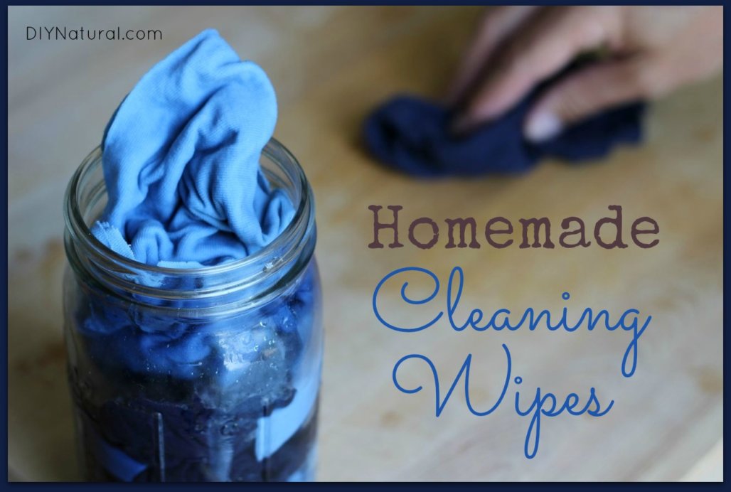 Homemade DIY Cleaning Wipes