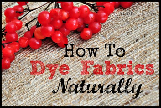 Natural Dyes for Fabric