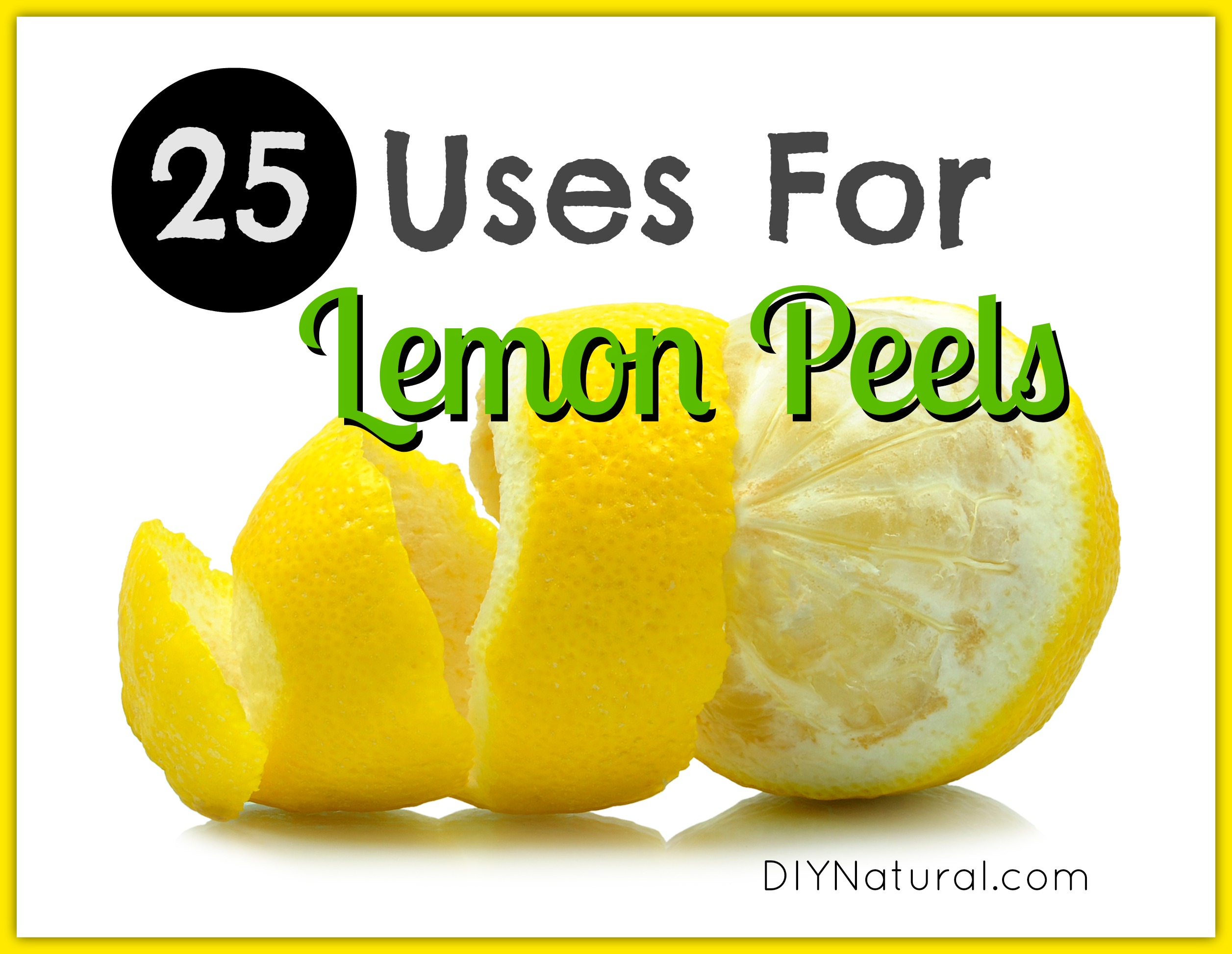25 Fabulous Uses for Leftover Lemon Peels